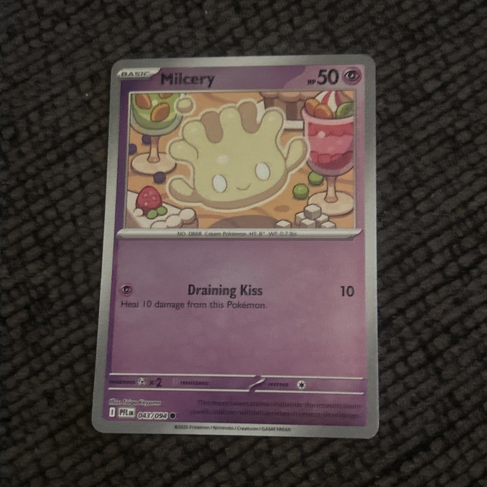 Milcery 043/094 ME02: Phantasmal Flames Normal NM