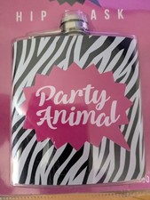 party animal hip flask