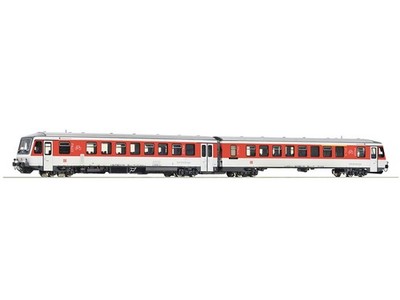 ROCO 72070 BR 628 DB AG Lackierung  Sylt Shuttle Plus  Weiß/Rot, Grauer Rahmen