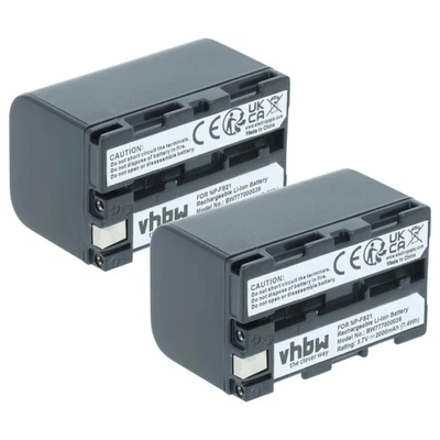 2x Batterie pour Sony DCR-PC6 DCR-PC5E DCR-PC9 DCR-PC4 DCR-PC5 2000mAh - Photo 1/4