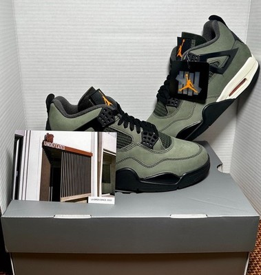 Nike Air Jordan 4 Retro OG SP Undefeated Size 8 Men's IB1519-200 Deep Green
