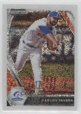 2021 Panini Prizm Draft Picks White Sparkle Carlos Tavera #PDP137 11oq
