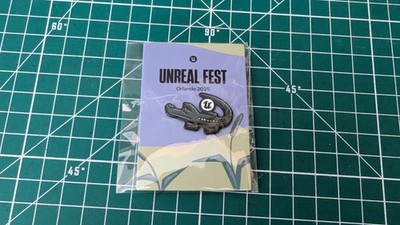 Epic Games Unreal Engine Exclusive 2025 Unreal Fest Pin Gator Orlando Florida