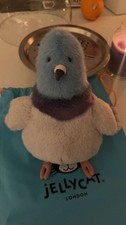 Jellycat Small Plush Pigeon Blue and White Bird Stuffed Animal
