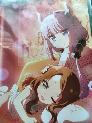 Miss Kobayashi's Dragon Maid double-sided pinup poster A4 size