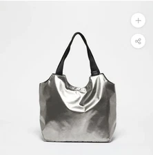 Jack Gomme Thelma tote bag in Metal color for women or men