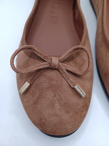 NEW Aerosoles Womens Pia Ballet Flats Tobacco & Suede Size 9 US - Picture 2 of 19