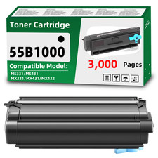55B1000 55B100E Toner Cartridge Compatible for Lexmark MS331 MS431 MX331 MX431