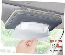 Car Tissue Holder, Sun Visor Tissue Holder, Car Visor Napkin Holder, PU