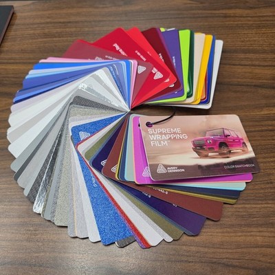 Avery Dennison Supreme Wrapping Film Color Swatch Book SW900 Newest Deck 2025