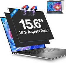 Magnetic Laptop Privacy Screen Filter 15.6 inch for 16:9 Widescreen Computer Mon