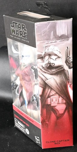 Figura Hasbro Star Wars The Bad Batch Serie Negra Clon Capitán Rex 6" Nueva - Imagen 4 de 6
