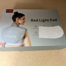 Comfytemp Red Light Therapy for Neck Back Shoulder Pain Relief Gray Open box 