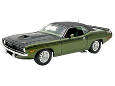 1970 Plymouth Aar Cuda Ivy Green Wblack Vinyl Top 118 Model By Acme A1806140vt 1970 Plymouth Aar Cuda Ivy Green Wblack Vinyl Top 118 Model By Acme A1806140vt