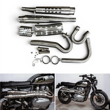 Scrambler Anlage Auspuff für Royal Enfield I...