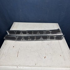 1963 Plymouth Valiant Roof Pillar Emblems Oem 2243294 2243295 1963 Plymouth Valiant Roof Pillar Emblems Oem 2243294 2243295