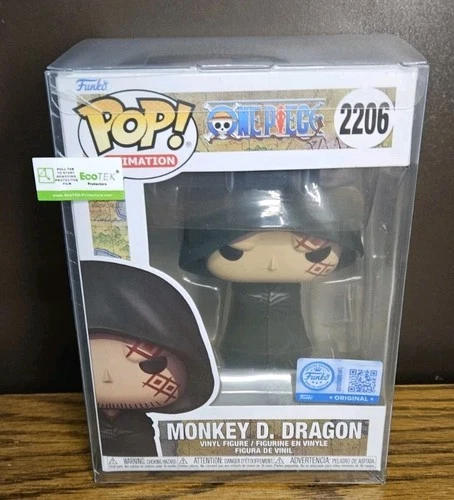 Funko Pop Animation One Piece Monkey D. Dragon #2206 Chrono Toys Excl W/ Protect