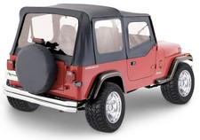 Rampage 68115 Complete Soft Top Kit Wframe For 1976-1995 Jeep Cj7yj