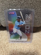 2025 Leaf Vivid #NB-60 Tre’ Morgan Neon Base Prismatic Silver Holo 1/1 VV3