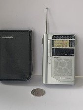 VINTAGE GRUNDIG Miniature RADIO MULTI-BAND FM-AM(MW)-SW1-SW2-SW3-4–5-6Worldwide.