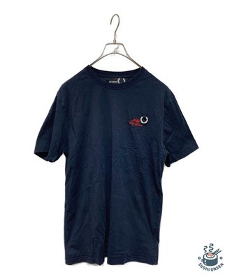 FRED PERRY × RAF SIMONS Logo charm cut and sew Size: M Navy SM8130/608/02095/373