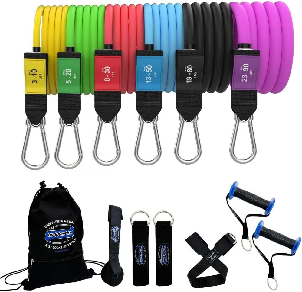 Bodylastics Resistance Band Set 5 Bands Kit