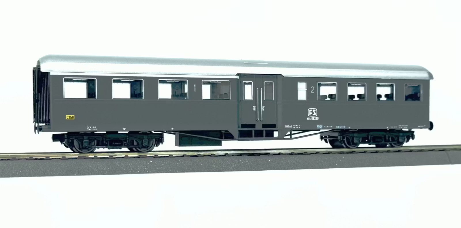 OS.KAR 3361 Corbellini FS Mixed 1St/2Nd Class Slate Grey Livery