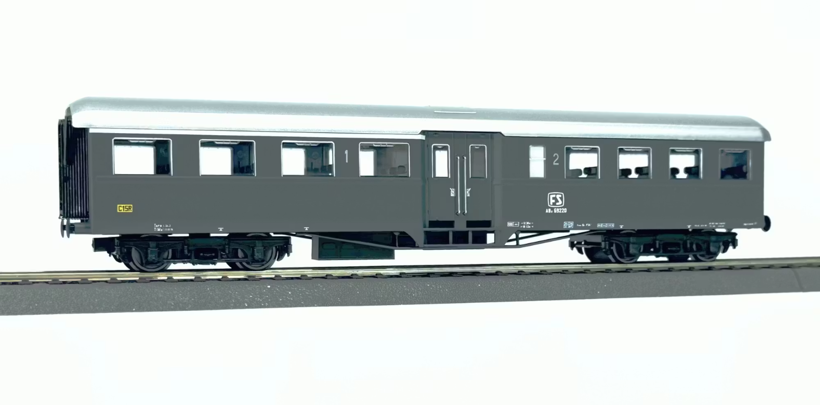 OS.KAR 3361 Corbellini FS Mixed 1St/2Nd Class Slate Grey Livery
