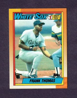 #ad 1990 Topps Frank Thomas Rookie Baseball Card RC #414 NM MT $2.98