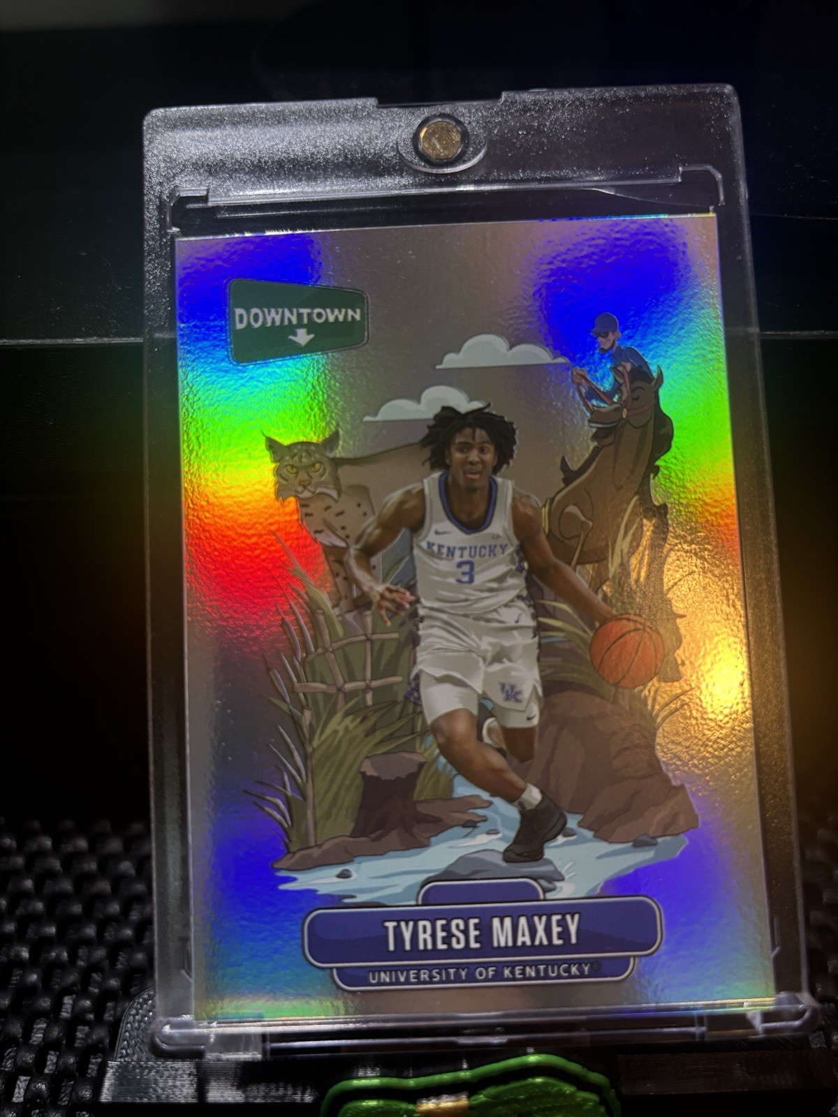 Tyrese Maxey 2020 Prizm Draft Picks #D7 Downtown /(SSP) Rookie RAW