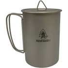 Pathfinder 202 Titanium Cup 600ml – Lightweight, Graduated, with Lid & Bail Hand