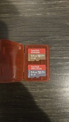Sandisk MICRO SD CARDS 64 gig Extreme &Ultra PLUS