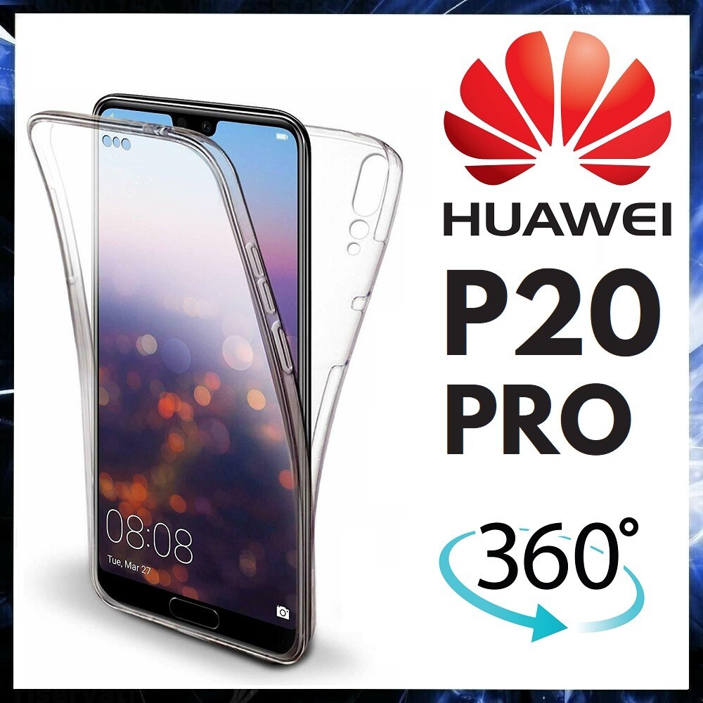 Coque Intégrale 360° En Silicone Gel Pour Huawei P20 Pro - Protection Anti-choc Transparente