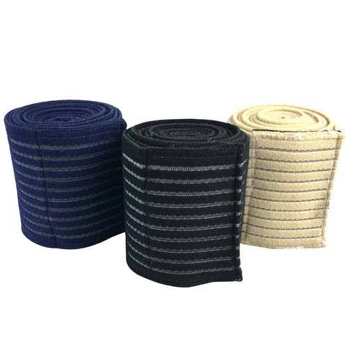Elastisches Druckband Streifen Trainingsbandage Sport Knieunterstützung Laufwraps - Bild 6 von 16