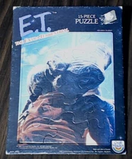 E.T. The Extra-Terrestrial 15 Piece Frame Tray Puzzle –Vintage 1982 Craft Master