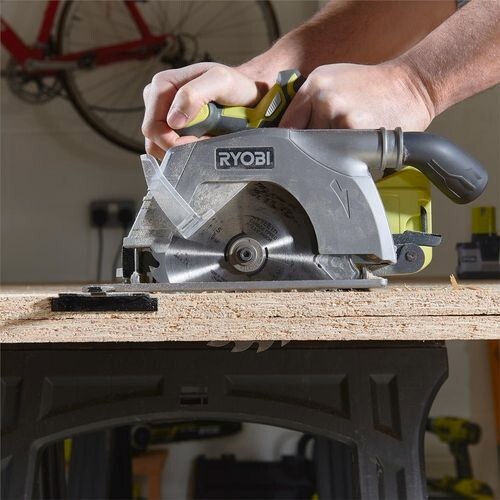 Ryobi Circular Saw One+ 18V 165mm - Skin Only deeper cuts of up the 52mm (2") - Picture 3 of 4