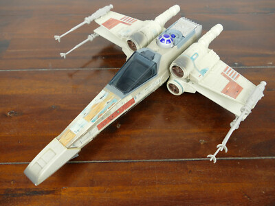 STAR WARS POTF2 ELECTRONIC X-WING FIGHTER 1995 POWER OF THE FORCE 100% COMPLETE