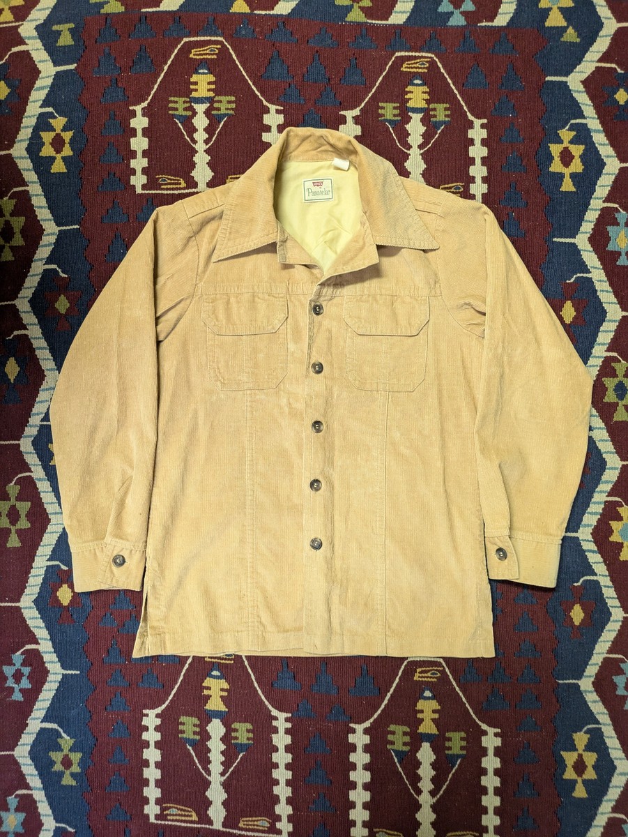 VTG 70's Levi's Panatela Corduroy Shirt Jacket, M, Shacket