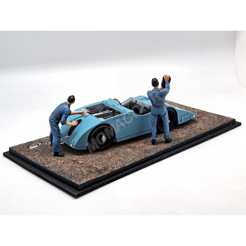 Pantheon 1/18 - Bugatti Type 32 'Tank' - GP ACF Tours 1923 #6 - Bleu