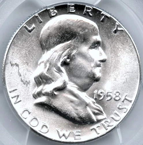 1958 Franklin Half Dollar, PCGS MS64