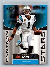 Cam Newton 2019 Score #FS-8 Carolina Panthers Fantasy Stars Football Card