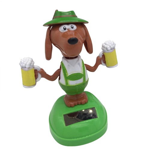 1pcs Solar Powered Dancing Figures Solar Powered Car Toy Dancing Dogs typical
