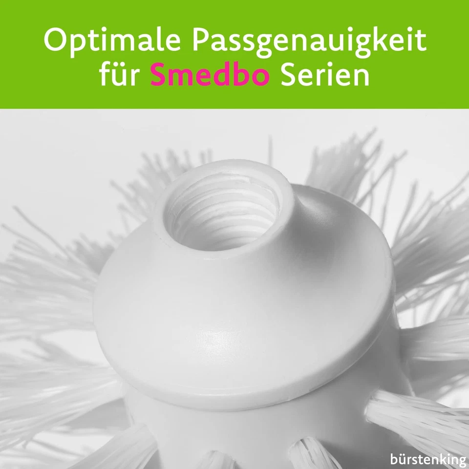 WC Ersatzbürstenkopf 71 mm Toilettenbürstenkopf Set passend für Smedbo WC-Gar... - Bild 4 von 4
