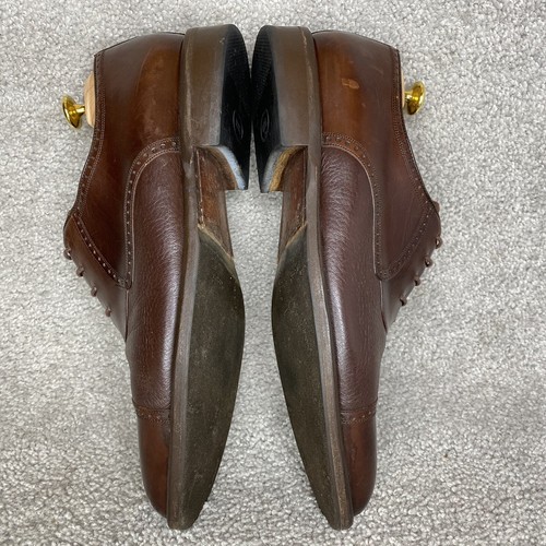 Mezlan Nicola BrownLeather Cap Toe Lace-Up Oxford Shoes 16708 Men's US Size 11 - Picture 5 of 10