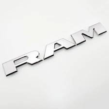 19-20 Ram 1500 DT RAM Chrome Nameplate Emblem For Front Grille Mopar New