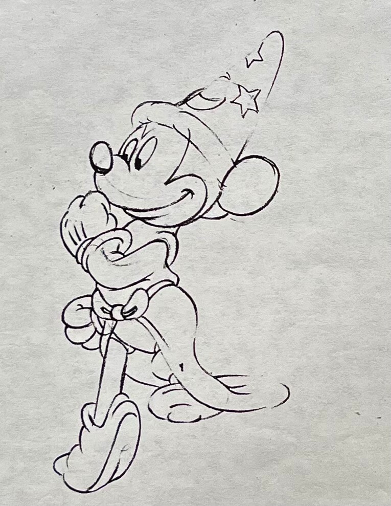 Fantasia Disney Mickey Mouse 原画 アニメ 絵画 Disney - Fantasia Disney Mickey Mouse 原画 アニメ 絵画の通販