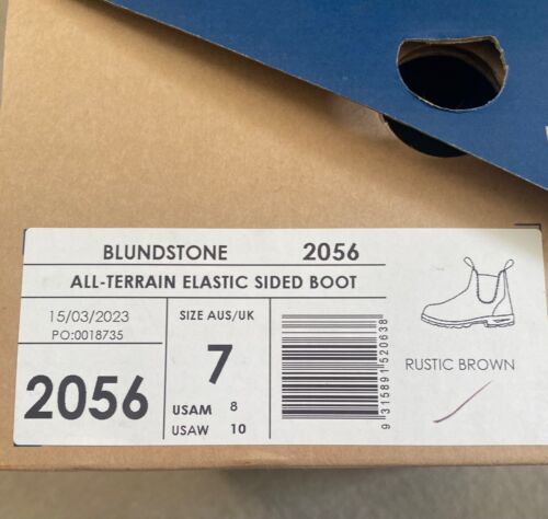 Blundstone Mens Ladies All-Terrain 2056 Chelsea boot rustic brown U.K. 7 - Picture 6 of 6