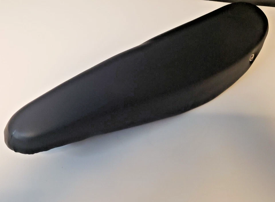 Assento de bicicleta Pyramid Polo selim 17 "preto #4937 old school novo estoque antigo novo em folha - Imagem 2 de 4