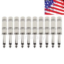 1/4" for MONO TS Heavy Duty Male Audio Phone Speaker Guitar Cable Connector Plug