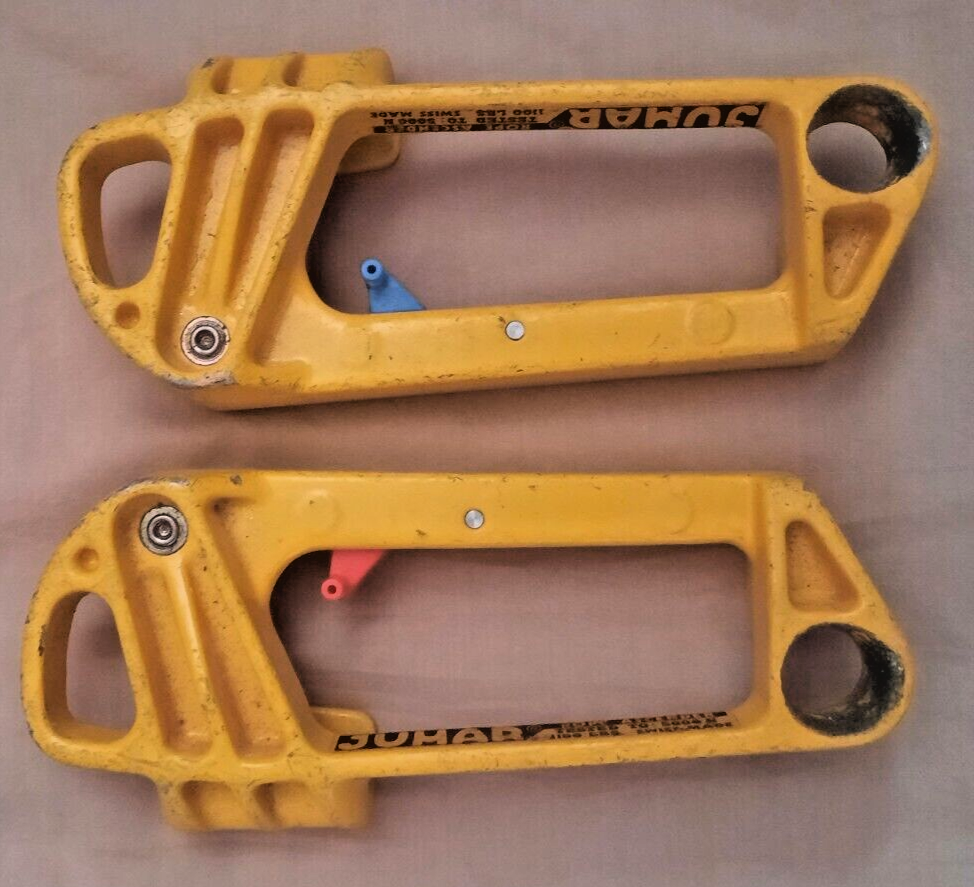 Vintage Rock Climbing Gear Lot Ascenders Carabiners Hexentrics More